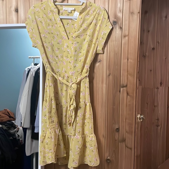 Monteau Yellow Summer Dress - Picture 1 of 2